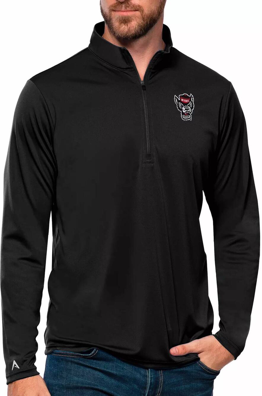 NEW BOXERCRAFT north carolina state quarter zip pullover in black
